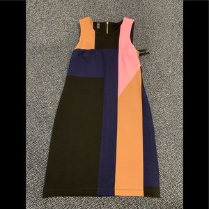 INC BRAND NEW MULTICOLOR SLEEVELESS DRESS